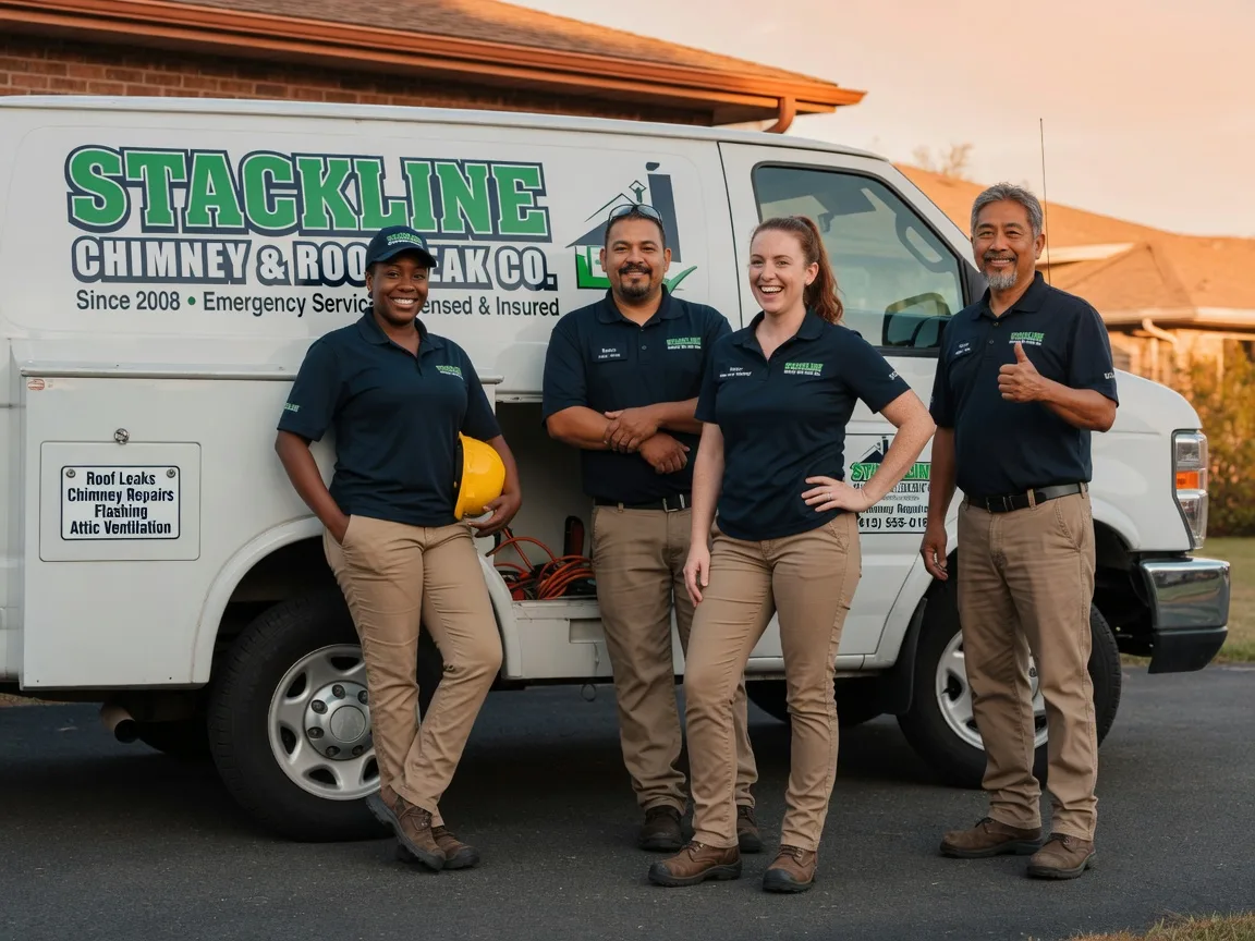 Chimney flashing repair company in Rocklin, CA